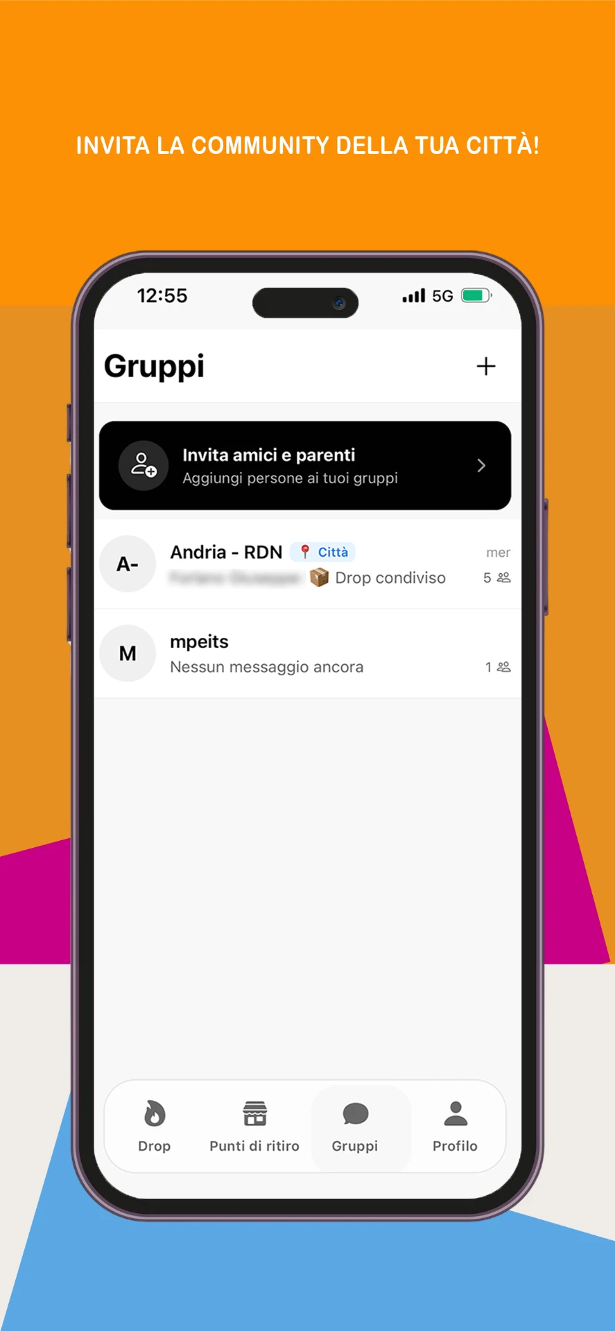 Gruppi per invitare la community della tua città