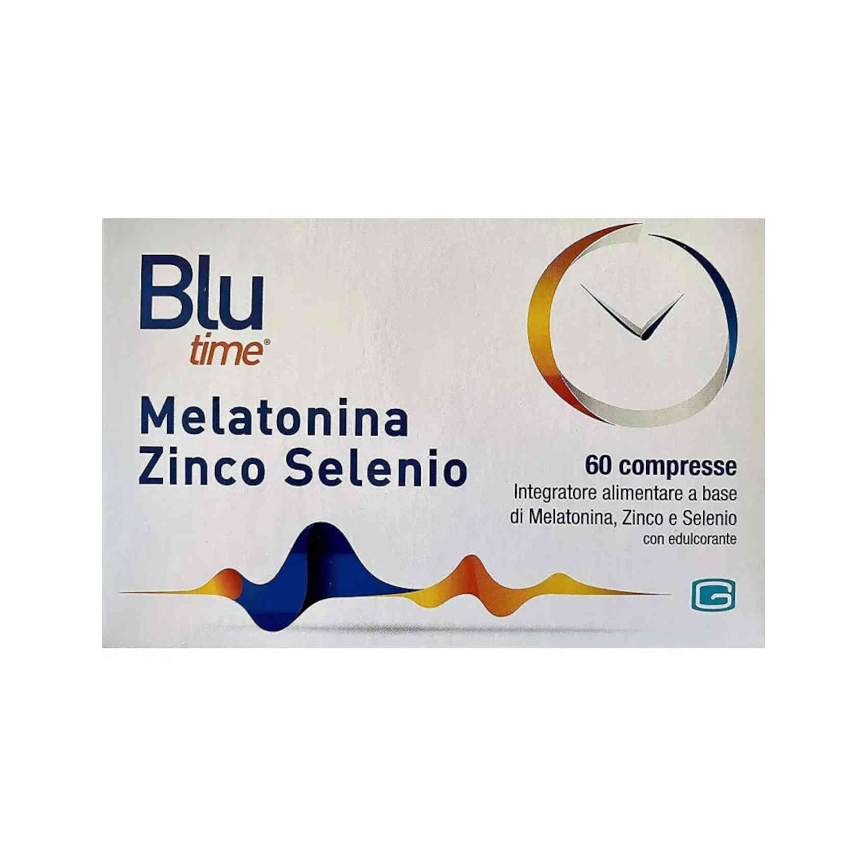 BLU TIME Melatonina Zinco Selenio Integratore 60 Compresse-image