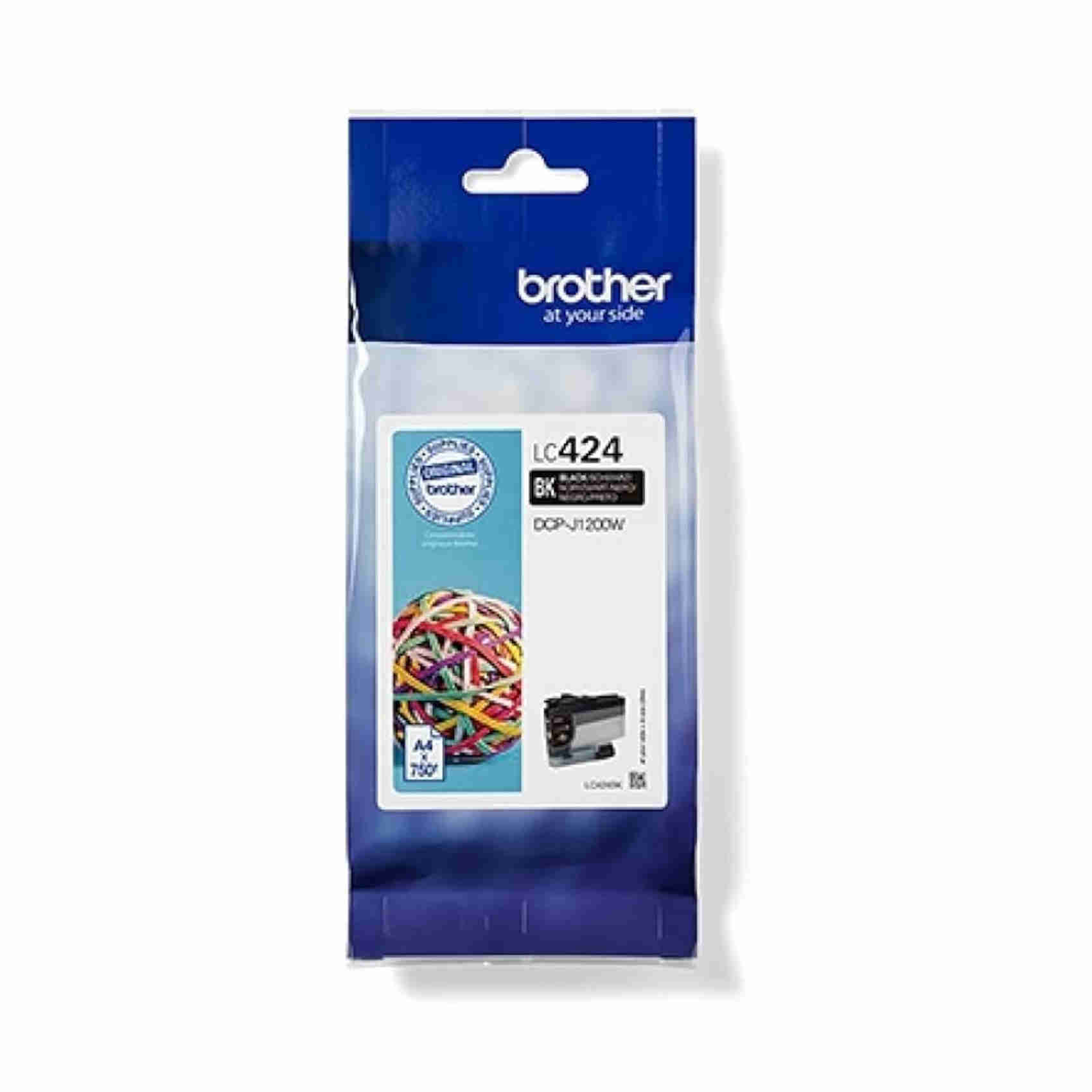 Brother LC-424BK Cartuccia d'Inchiostro Originale Nero-image