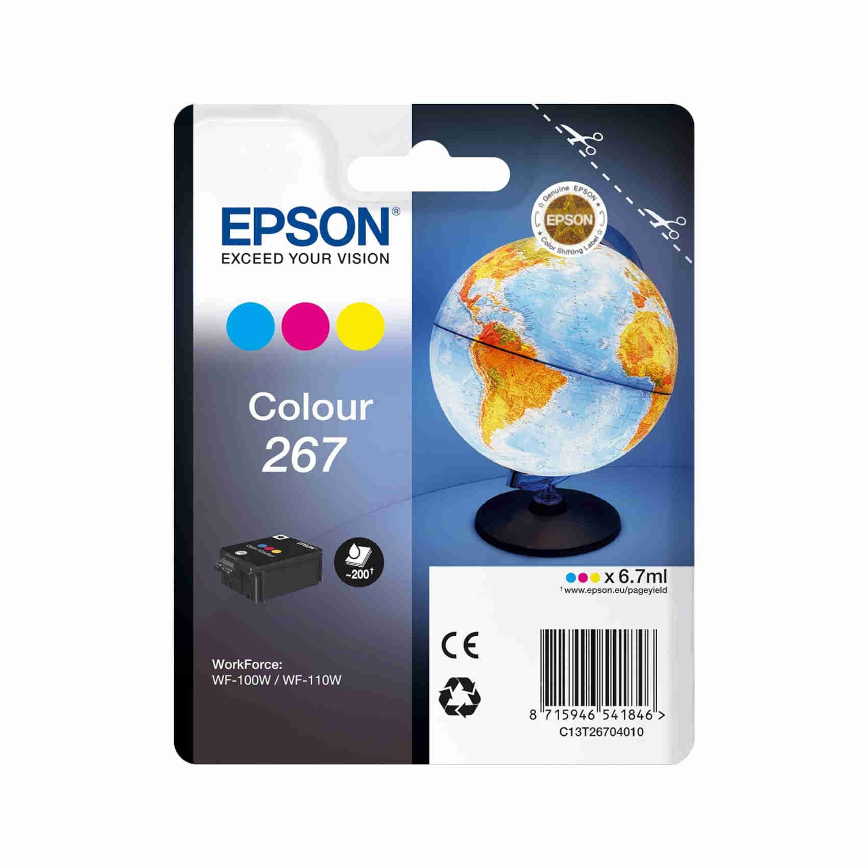 Epson Cartucce 3 Colori 267 Singlepack Epson Cartucce 3 Colori 267 Singlepack