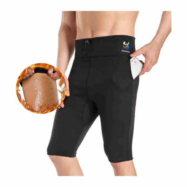 Joyance Pantaloncini Uomo Sportivi Sauna Dimagranti Pantaloni Corti Estivi Bermuda con Tasche Shorts Anticellulite Snellente in SCR 5500 per Sudare piu Running Trekking Ciclismo RDN Street Market