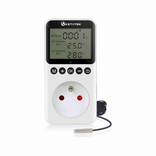 Termostato Caldaia Presa Per Regolatore Di Temperatura Digitale - Foto 7