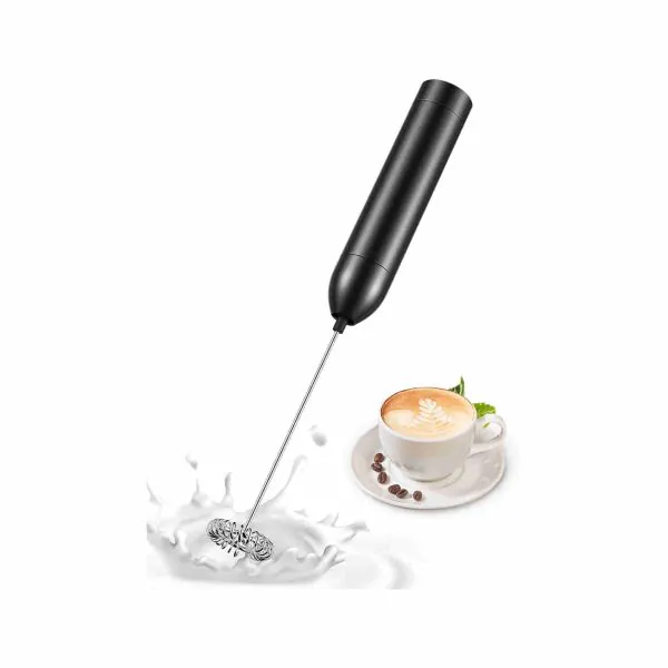 Montalatte Elettrico Bonsenkitchen - Frusta In Acciaio Inox - Portatile A Batterie - Per Cappuccino E Matcha - Foto 9