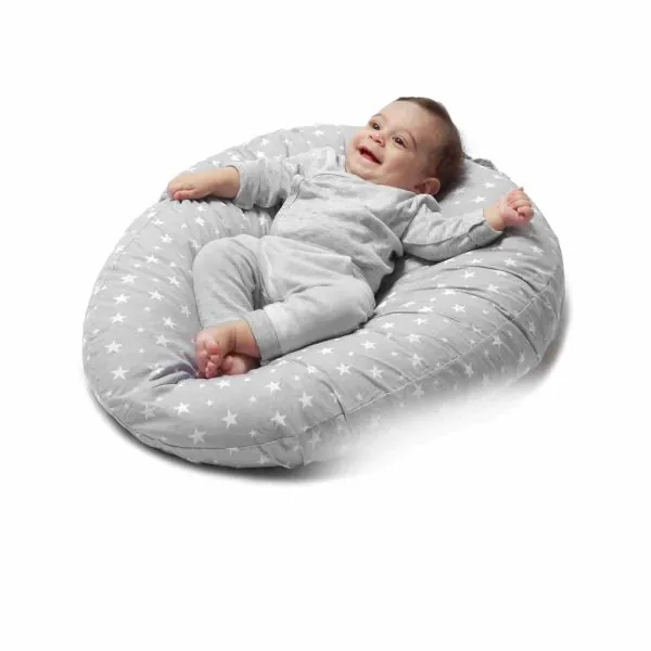 Mizu Baby Cuscino 2 in 1 per Gravidanza e Allattamento - Corda - Morbido, Elastico e Traspirante unisex (bambini