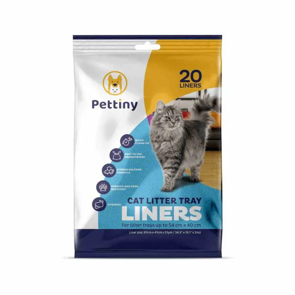 Sacchetti Lettiera Gatti Pettiny - 20 Pezzi, Resistenti, Anti-Graffio, Per Cassette Medie/Grandi - Foto 9