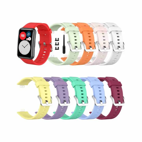 Cinturino Silicone Sportivo Per Huawei Band 3 / 3 Pro / 4 Pro – Ricambio Originale, Impermeabile, Regolabile, 210 Mm, Multicolore