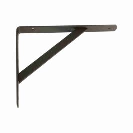 Supporto Scaffali Industriale Amig 211x311 Mm - Staffe Metalliche Nero Opaco Per Ripiani | Facile Installazione - Foto 2