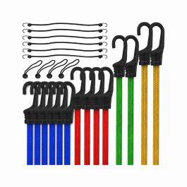 Cordini Elastici Con Ganci - 24 Pezzi, Per Legare Teloni, Bici, Bagagli - Foto 7