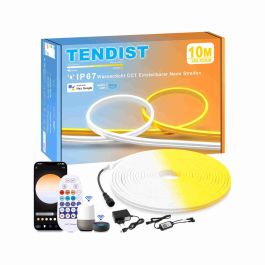 Tendist M Striscia Led Neon Flessibile Wifi Ip Impermeabile Dimmerabile Bianco Caldo K