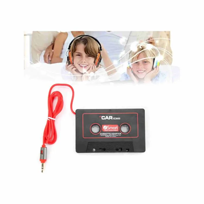 Adattatore per Cassette Stereo per Auto per Lettore CD MD MP3 MP4 per Audio  Aux da 3,5 Mm per Telefono Cellulare Adottare Design Vintage Durevole