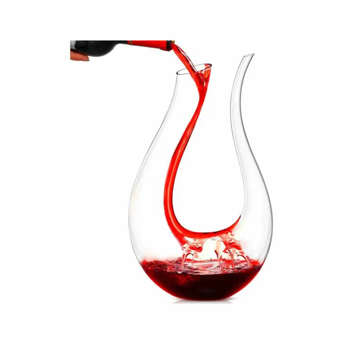 Decanter Vino 1200ml Decantatore di vino Aeratore Caraffa Accessori vino  set da Regalo