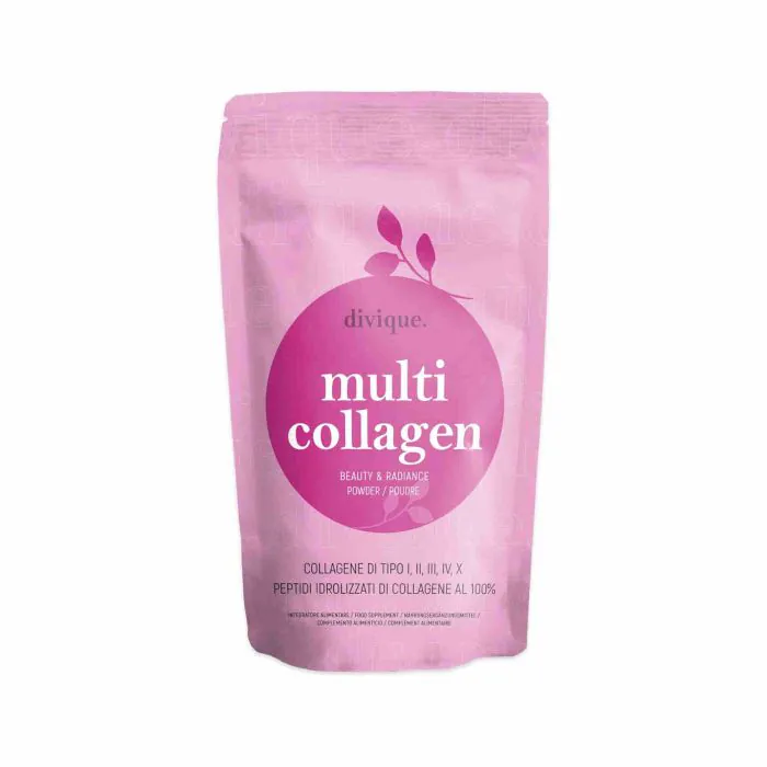 Divique Complesso Premium Polvere di collagene tipo 1, 2, 3, 5, 10 [500g],  Peptidi Idrolizzati di Collagene al 100% - 10.000 mg al giorno - Insapore