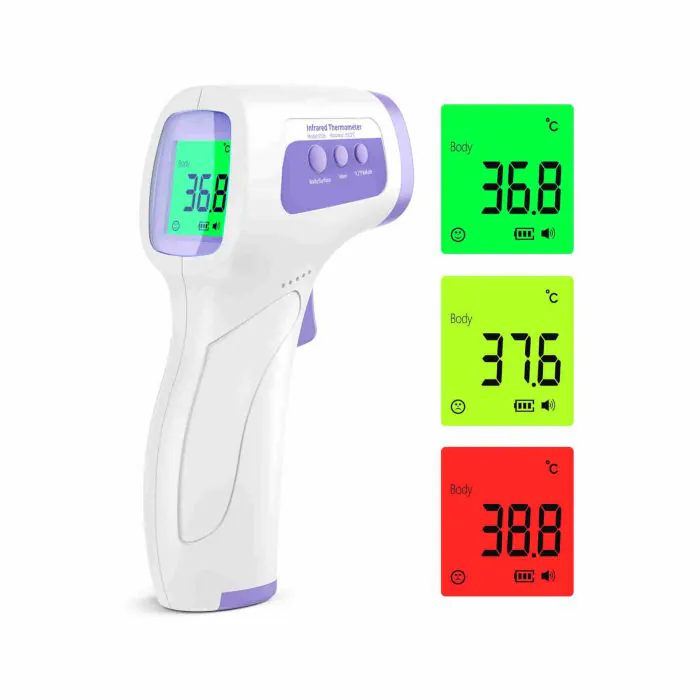 KKmier Termometro Professionale Febbre Infrarossi, Termometro Frontale  Digitale per Misurazione Temperatura Corporea, Termoscanner per Febbre per  Neonati, Bambini, Adulti