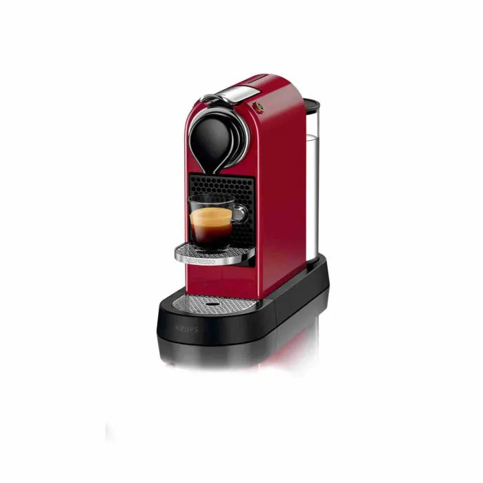 Krups Nespresso Citiz XN7415, Macchina da caffè, Sistema Capsule Nespresso,  Serbatoio acqua 1L, Red
