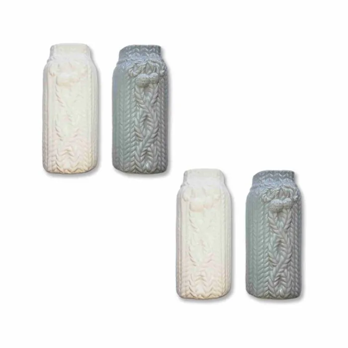 Metrox, set di 4 deumidificatori in ceramica Pullover per fissaggio a  termosifone, diffusore, a1659