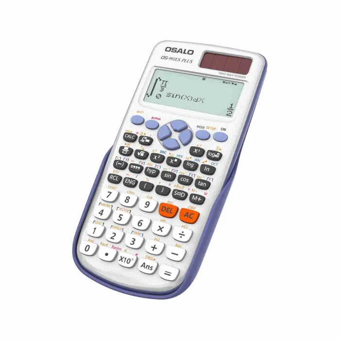 OSALO OS 991ES Plus - Calcolatrice scientifica 417 funzioni, non  programmabile, solare, 10+2 cifre, display scritto, ultra leggera per la  scuola