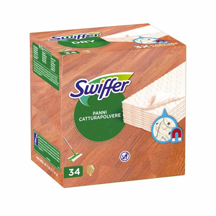 Swiffer Panni cattura polvere 5 x 4 pezzi di ricambio 