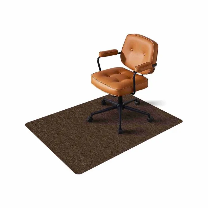 Tappetino per sedia da ufficio, 90 x 120 cm, grigio chiaro, per pavimenti  duri, antigraffio, per sedie da scrivania, per pavimenti in laminato