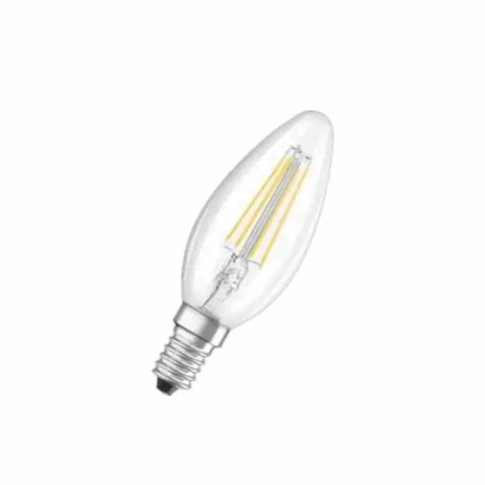 V-TAC 10x Lampadine LED Filamento Candela con Attacco E14-4W (Equivalenti a  35W) Luce Bianca Naturale, 1Pezzo.
