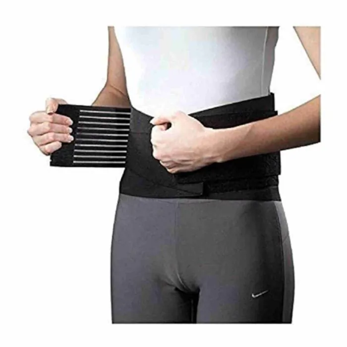 V&AMYA Fascia schiena elastica taglia regolabile con elastico dalla S alla  XL per donne e uomini.