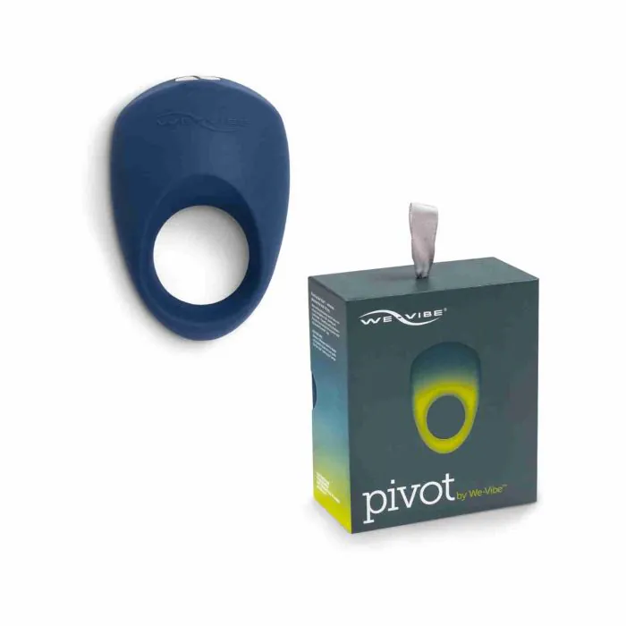 We-Vibe Pivot Anello vibrante per il pene - Anello fallico 52mm -  Stimolazione perineo & Clitoride - Controllo App a distanza - 10+ modi di  vibrazione