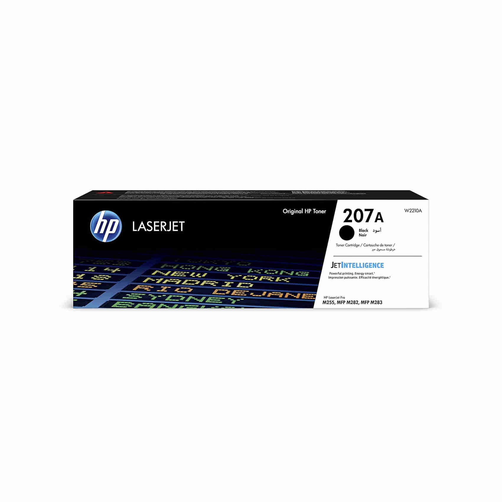 HP 207A W2210A, Cartuccia Toner Originale HP da 1350 Pagine, Compatibile con le Stampanti HP LaserJet Pro M255, MFP M282 e MFP M283, Nero
